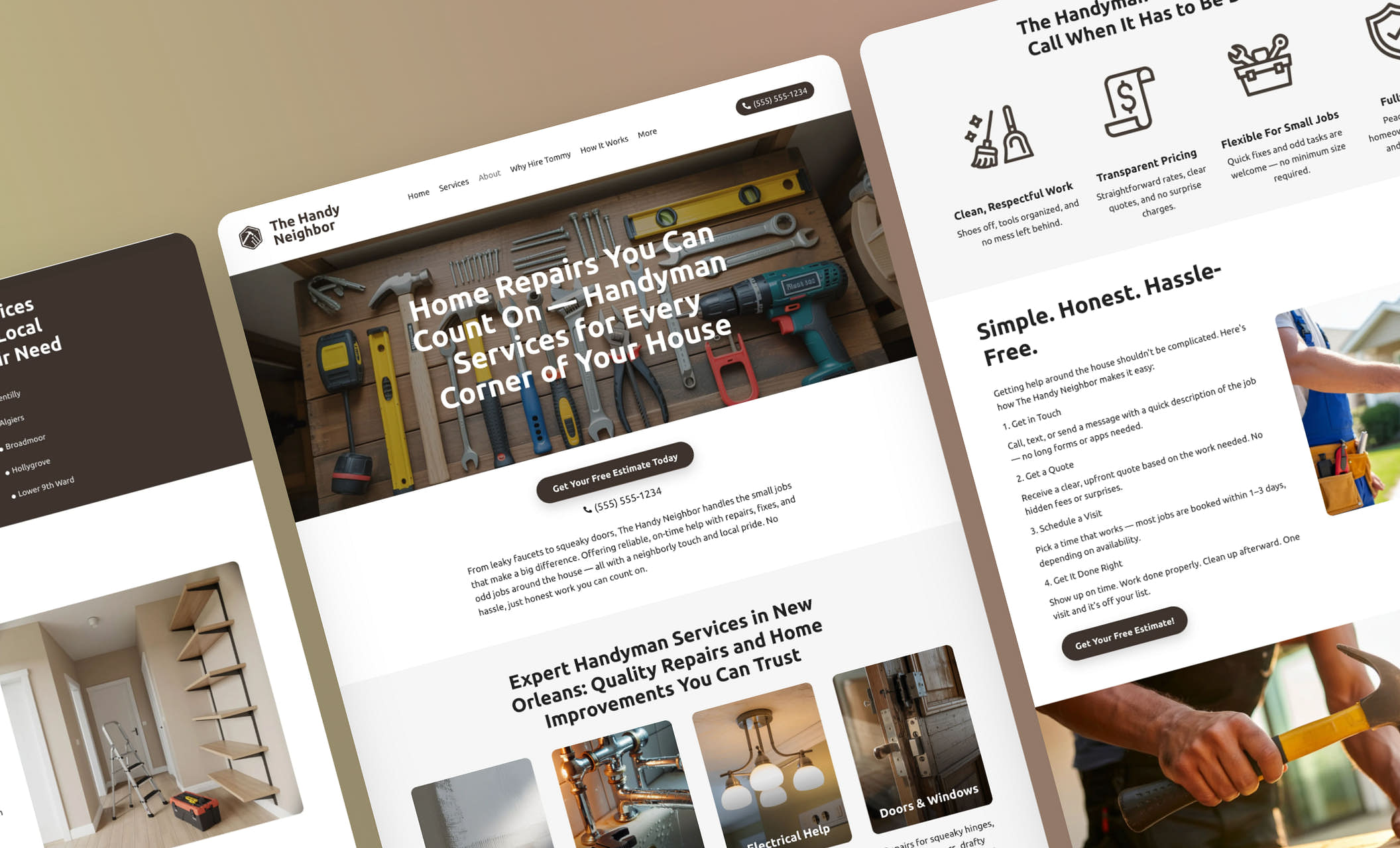 Best Handyman Website Templates by Zarla Free & HighQuality Site