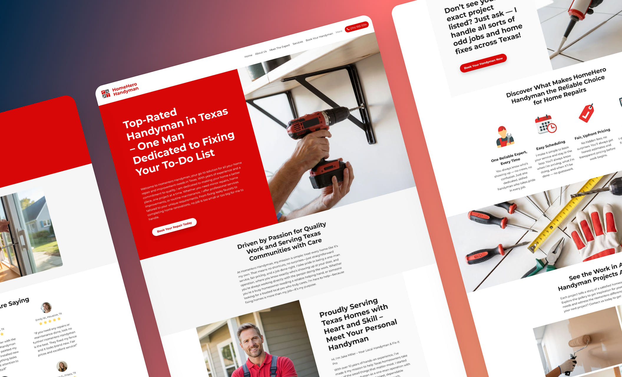 Best Handyman Website Templates by Zarla Free & HighQuality Site