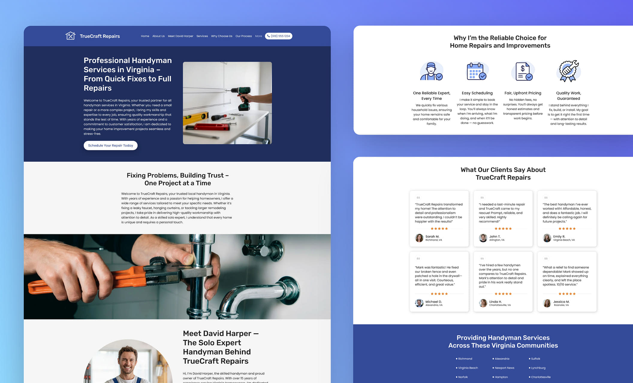 Best Handyman Website Templates by Zarla Free & HighQuality Site