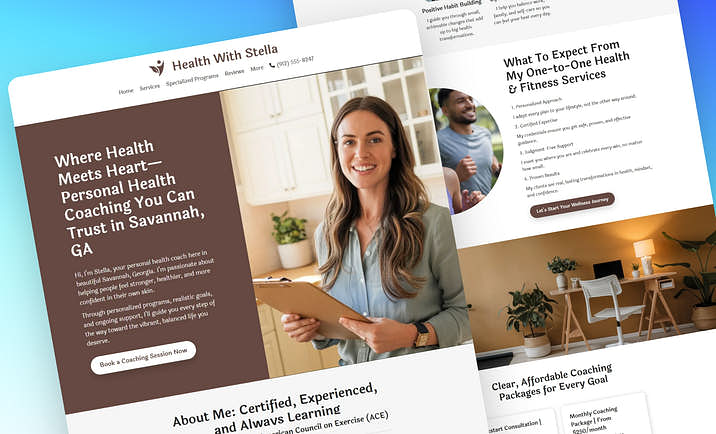 Health Coach Website Builder