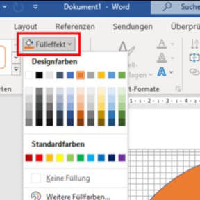 Wählen Sie eine Hintergrundfarbe.