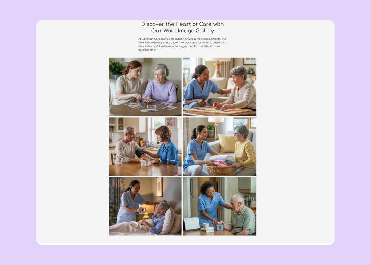 Gallery section titled 'Explore Our Stunning Home Remodeling Projects' with a gallery of 6 images of wooden-themed interior design in a masonry grid layout