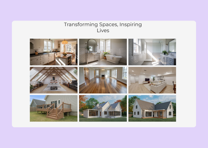 Whether someone searches “bathroom remodel near me” on their phone or reviews your portfolio on a tablet, your Zarla website will look polished and responsive on every device.