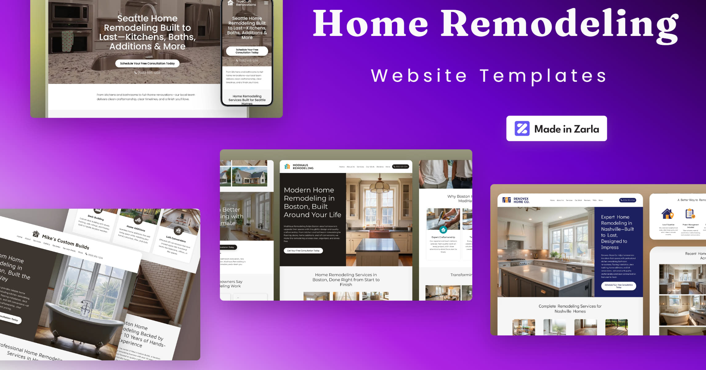 Home Renovation Website Designs Best Remodeling Website Templates Zarla