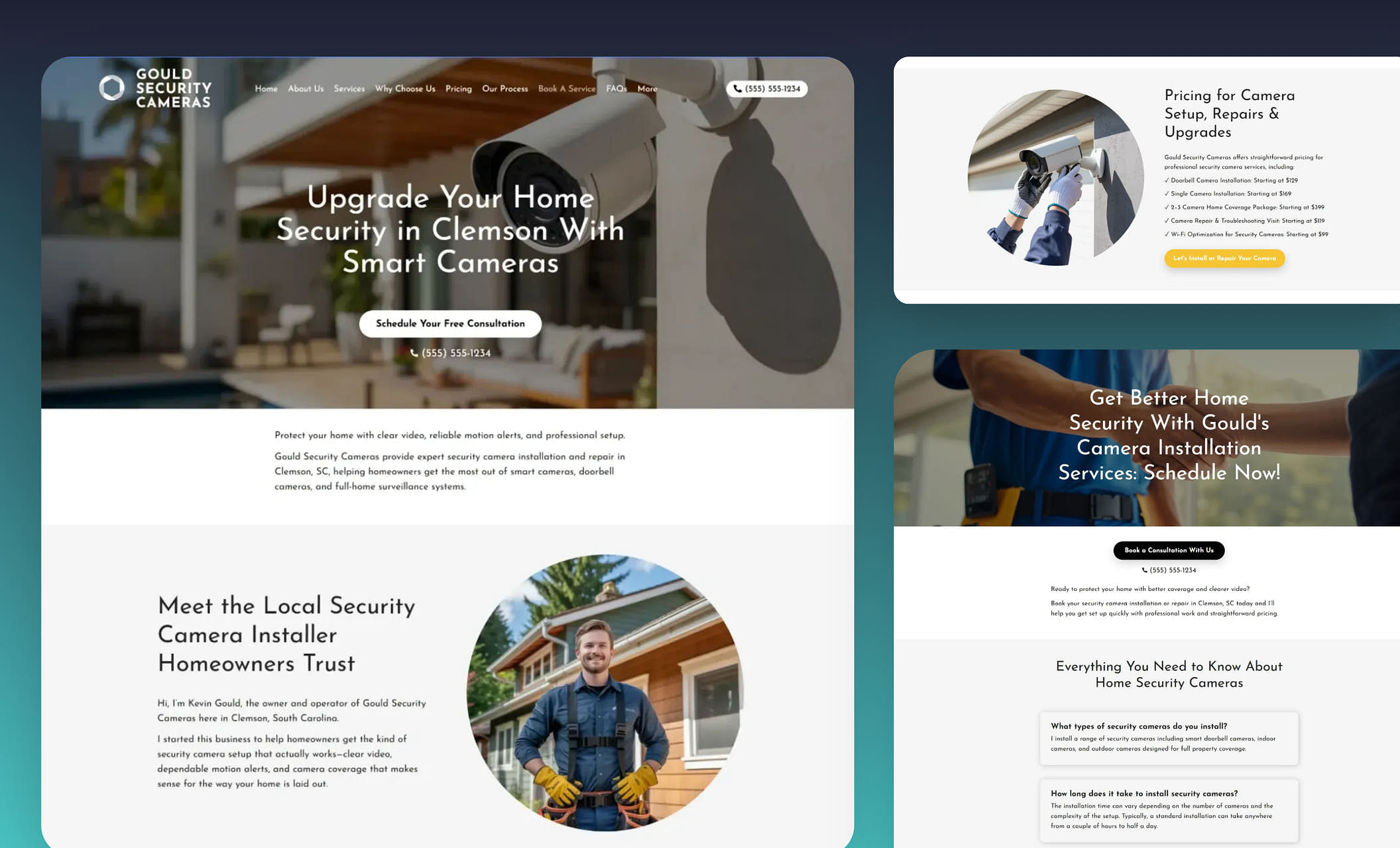 Best Security Company Website Templates | Security System Installation ...