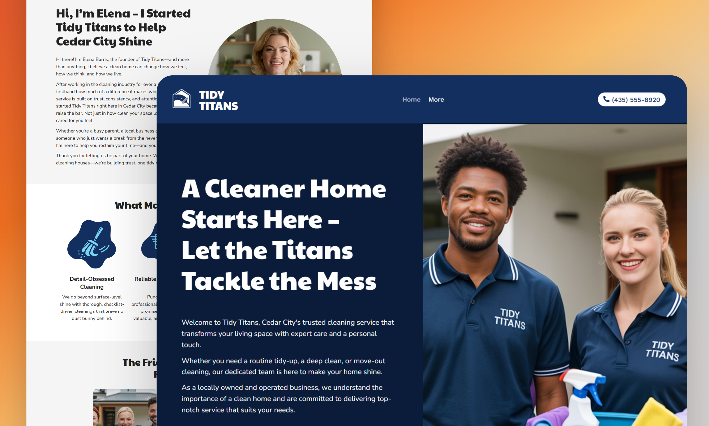 House Cleaning Website Builder
