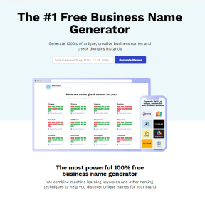 Choose a business name.