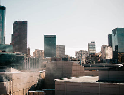 The Atlanta skyline.