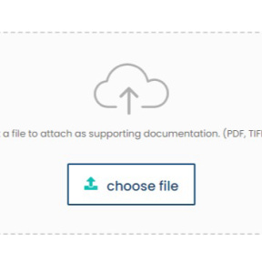 Upload supporting documentation.