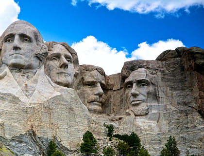 Mount Rushmore in South Dakota
