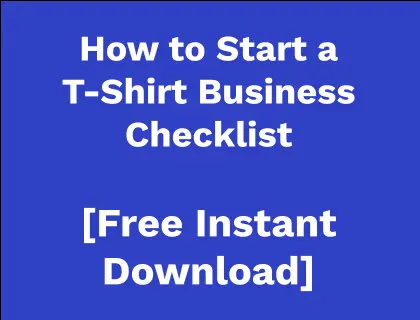 T-Shirt Business Checklist