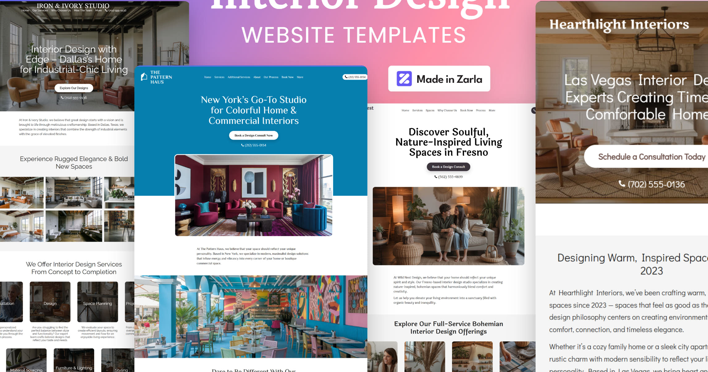 Free Interior Design Website Templates HighEnd & Professional