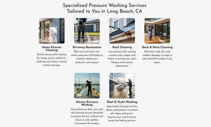 Jet Set Clean - Pressure Washing Website Template