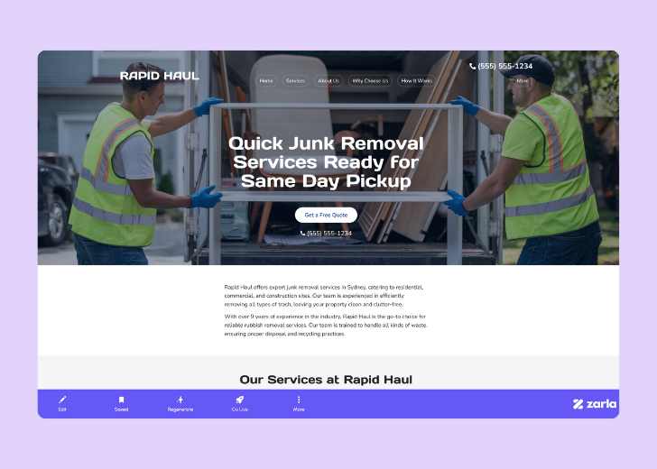 Screenshot of Zarla Editor's UI for selecting fonts and color palettes and uploading custom images