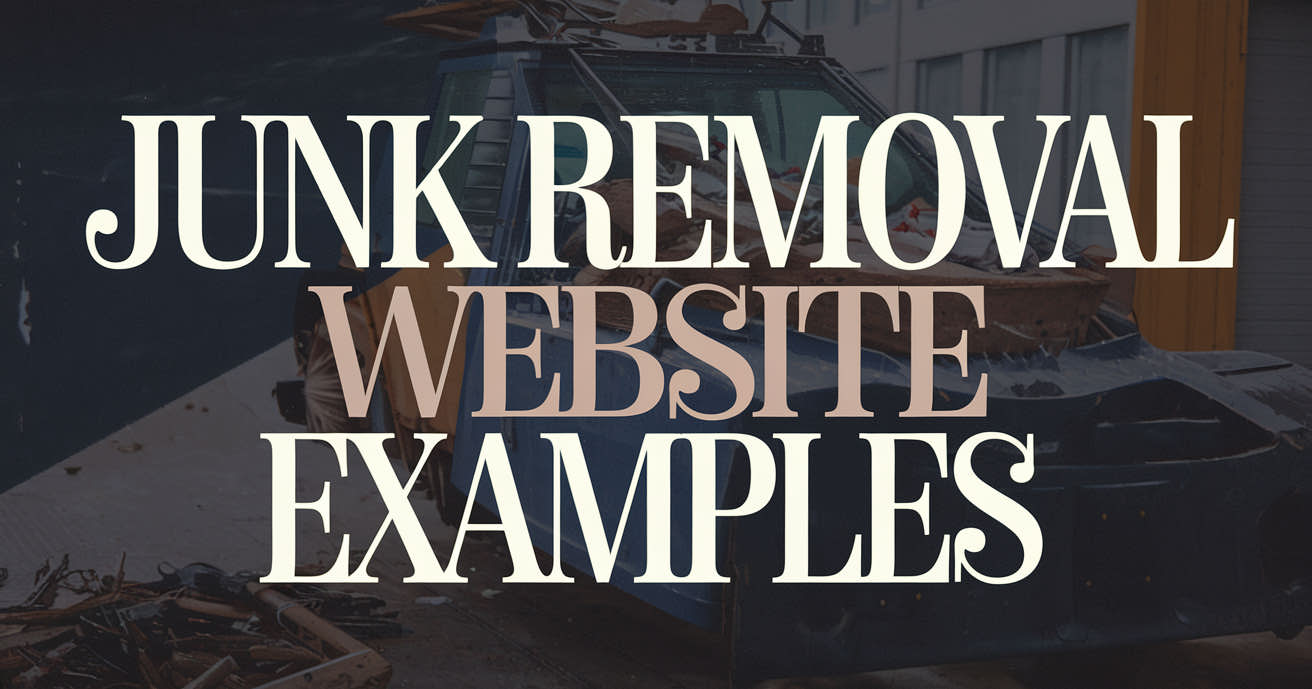 20 Best Junk Removal Website Examples for 2025