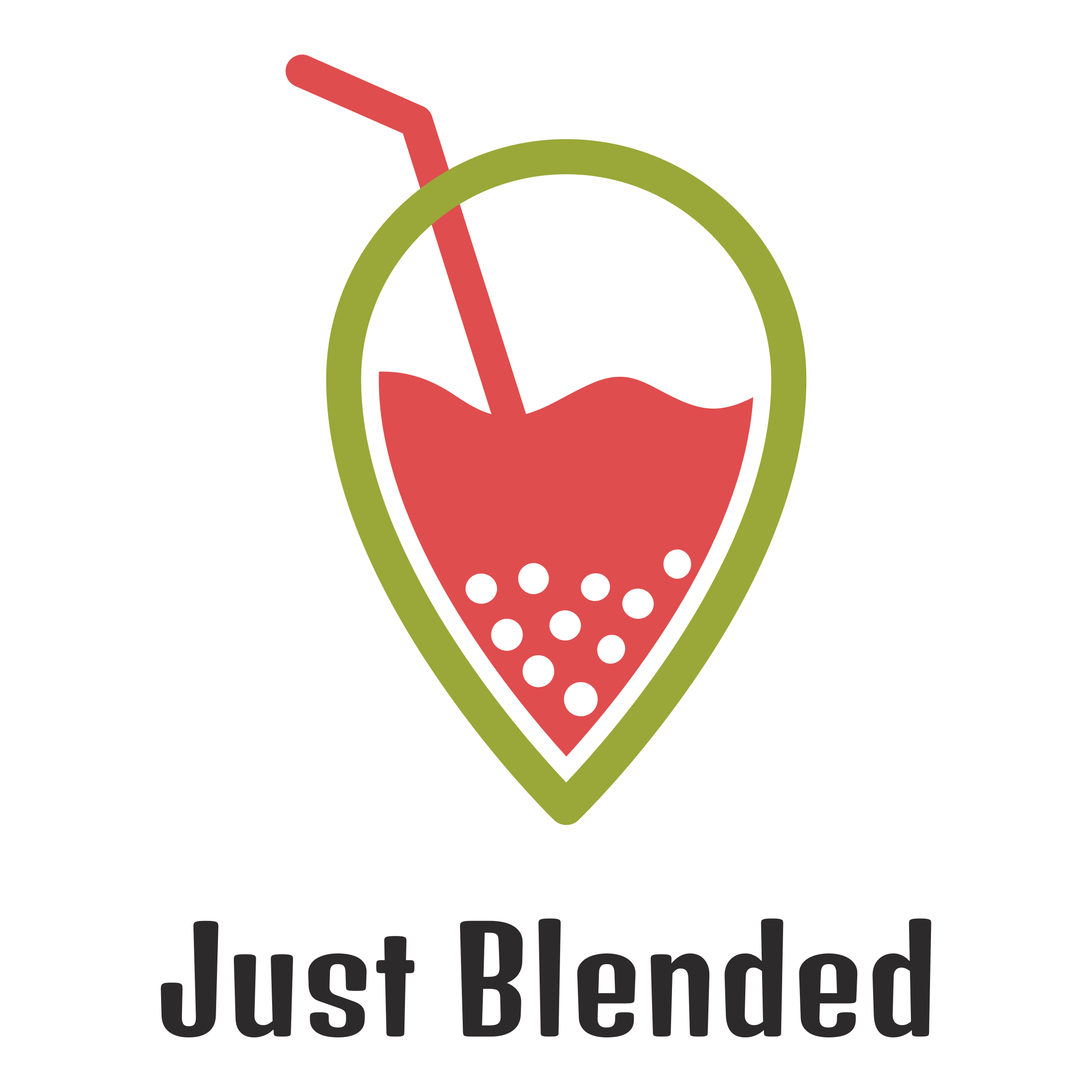 Fresh fruits juice shop logo design Royalty Free Vector