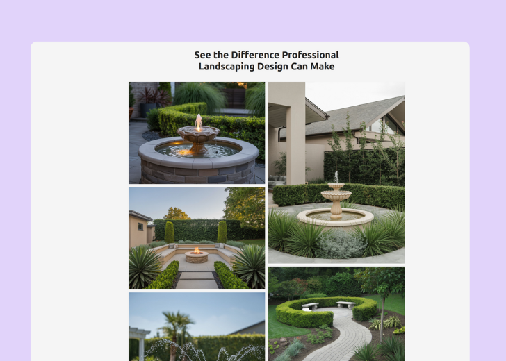 Gallery section titled 'Explore Our Stunning Home Remodeling Projects' with a gallery of 6 images of wooden-themed interior design in a masonry grid layout