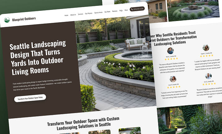 Landscaping Website Builder