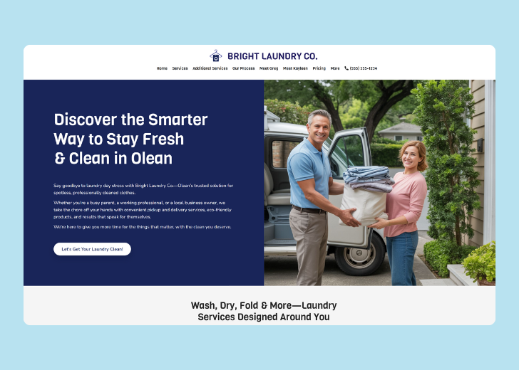 Revive Detailing landing page with the tagline 'Elevate the appearance and condition of your vehicle with Revive Detailing' with a picture of a shiny red car