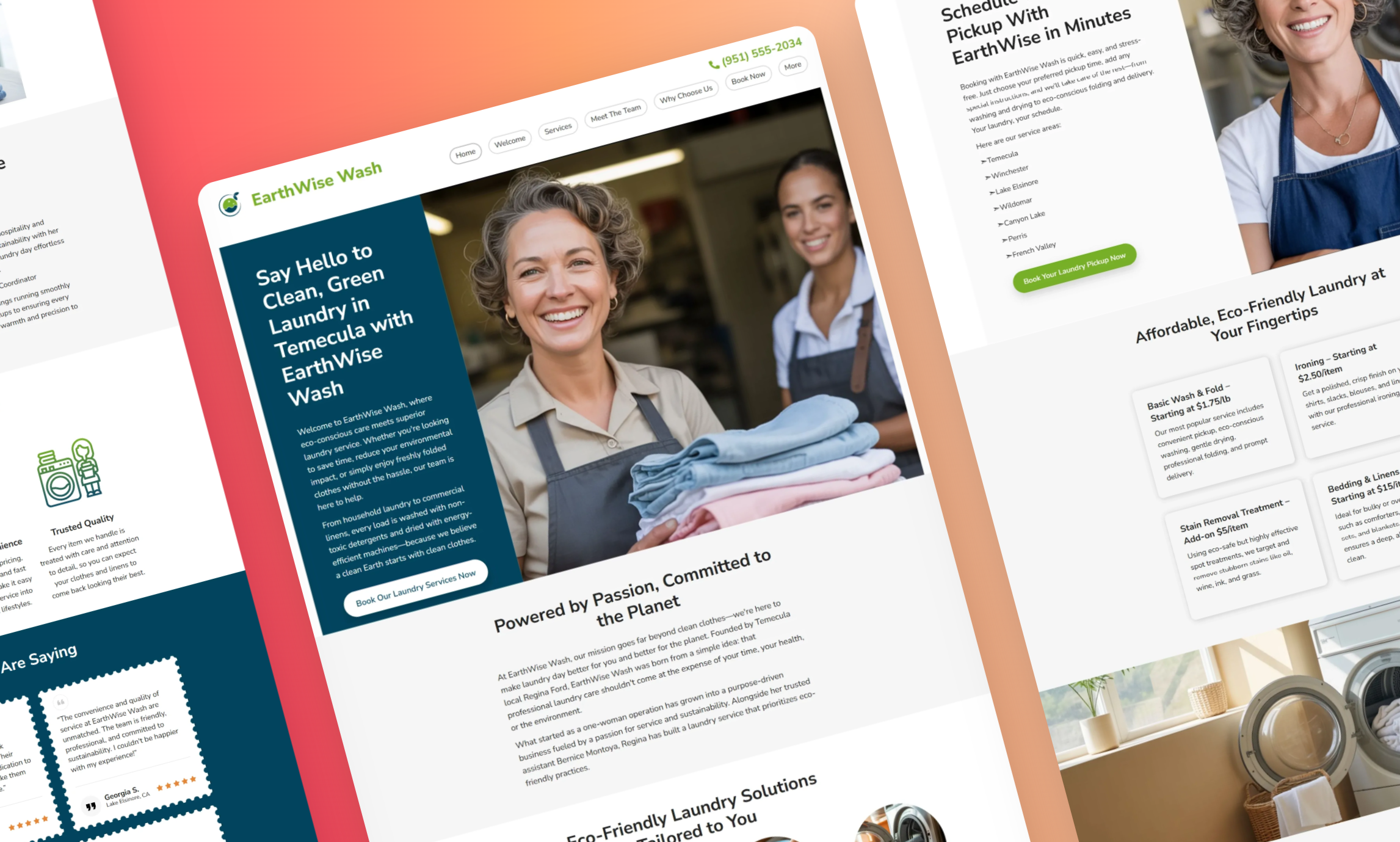 Laundry Website Builder