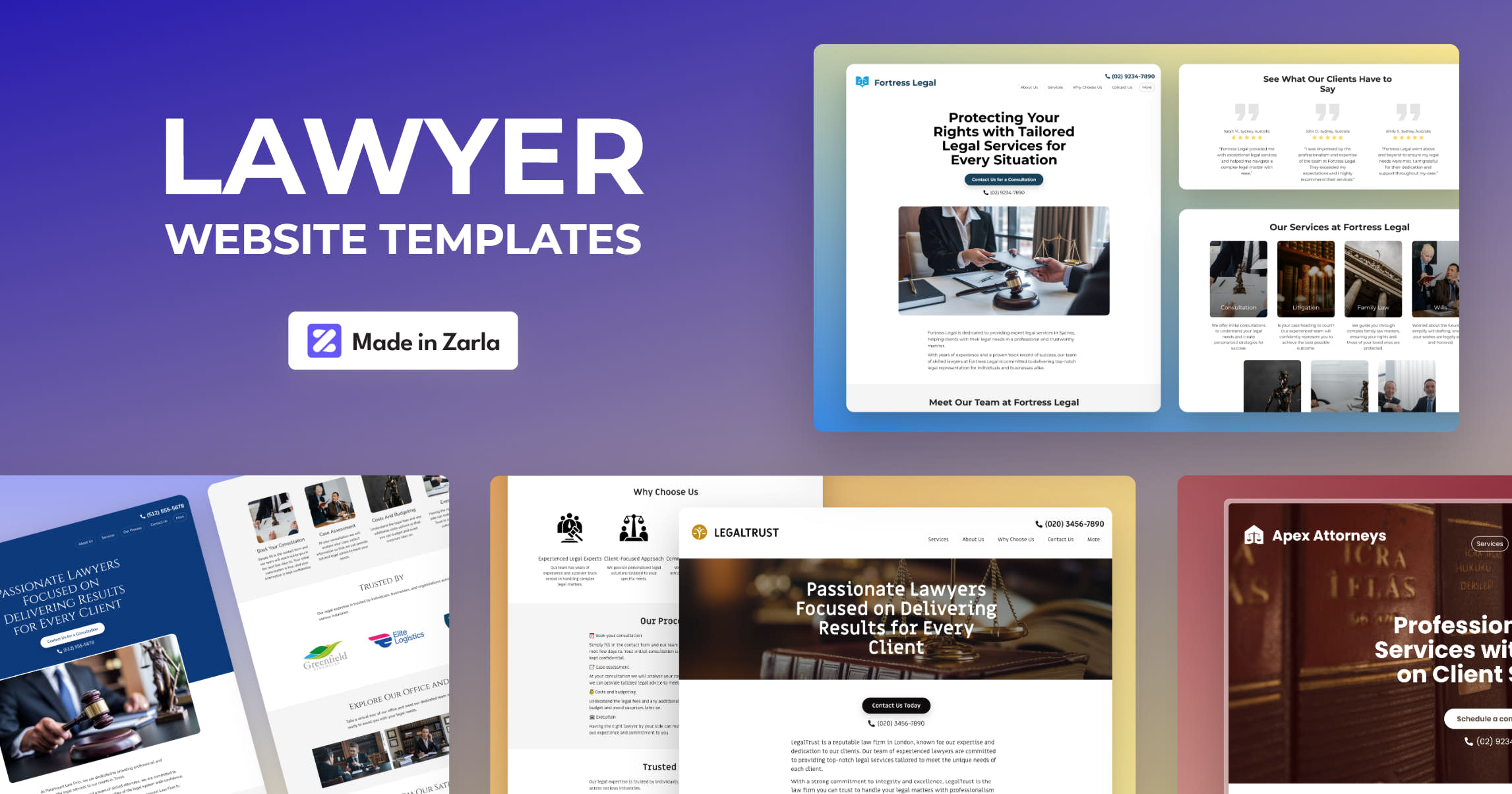 Best Lawyer Website Templates Designs for Law Practitioners Zarla