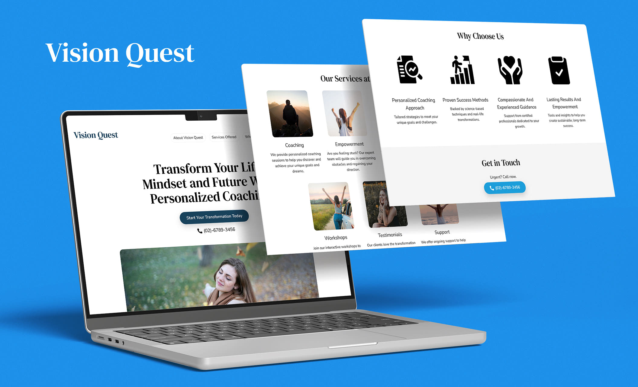 Free life coaching website templates for personal growth experts