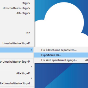 Exportieren Sie Ihr Logo.