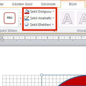 Logonuza ek şekiller ekleyin.