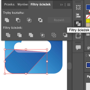Dopasuj cień do kształtu logo.