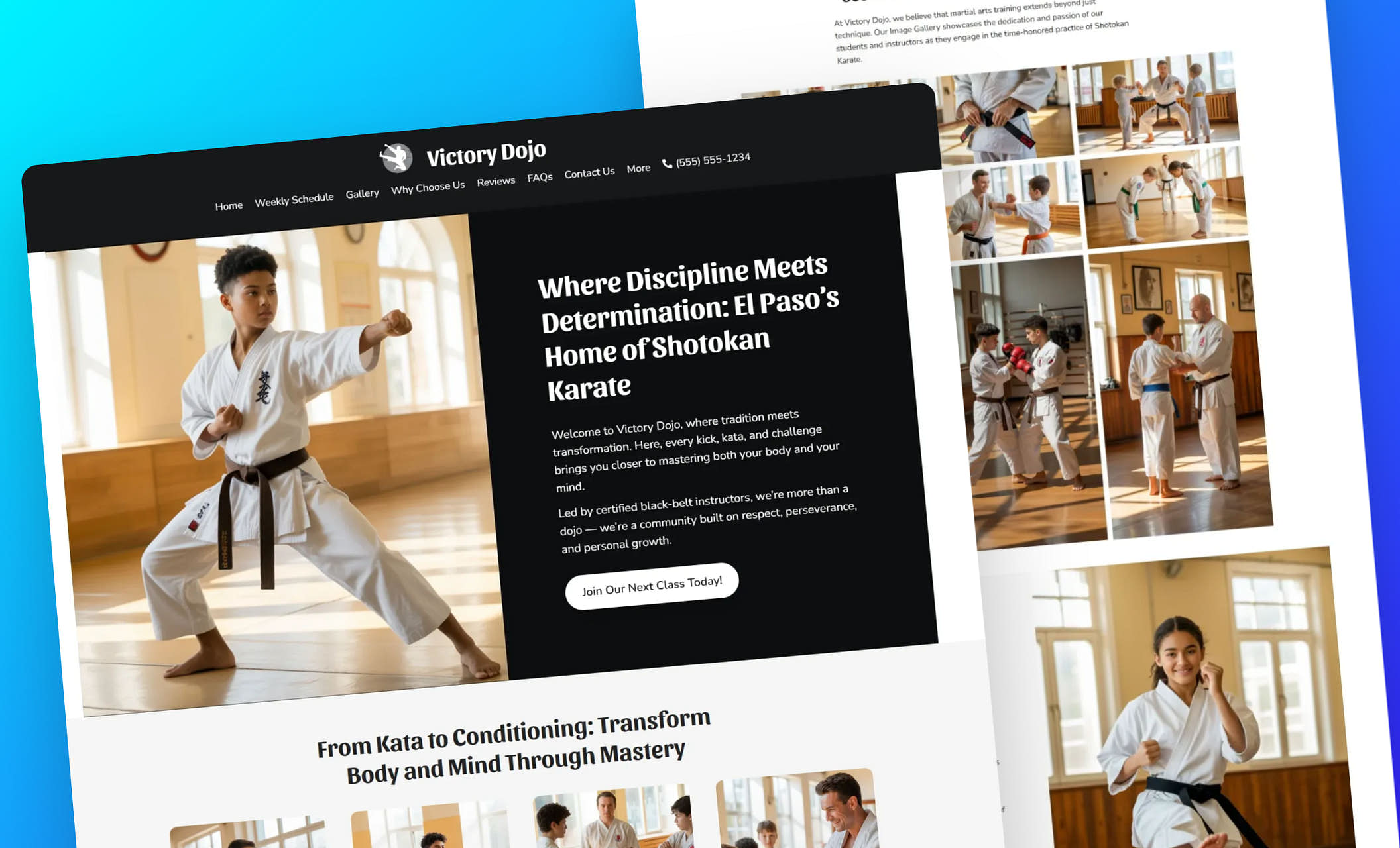 Best Martials Arts Website Templates MMA Gym Website Themes Zarla