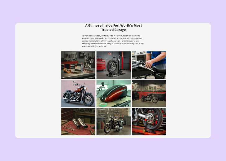 Gallery section titled 'Explore Our Stunning Home Remodeling Projects' with a gallery of 6 images of wooden-themed interior design in a masonry grid layout