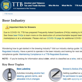 Navigate to the "beer resources" section.