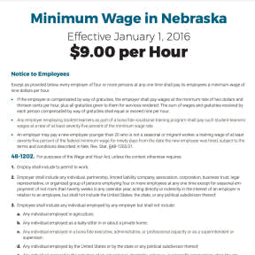 Display mandatory state workplace posters.