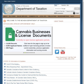 Register with the Nevada Department of Taxation.