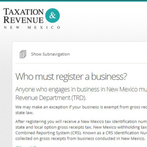 Apply for special tax programs, if applicable.