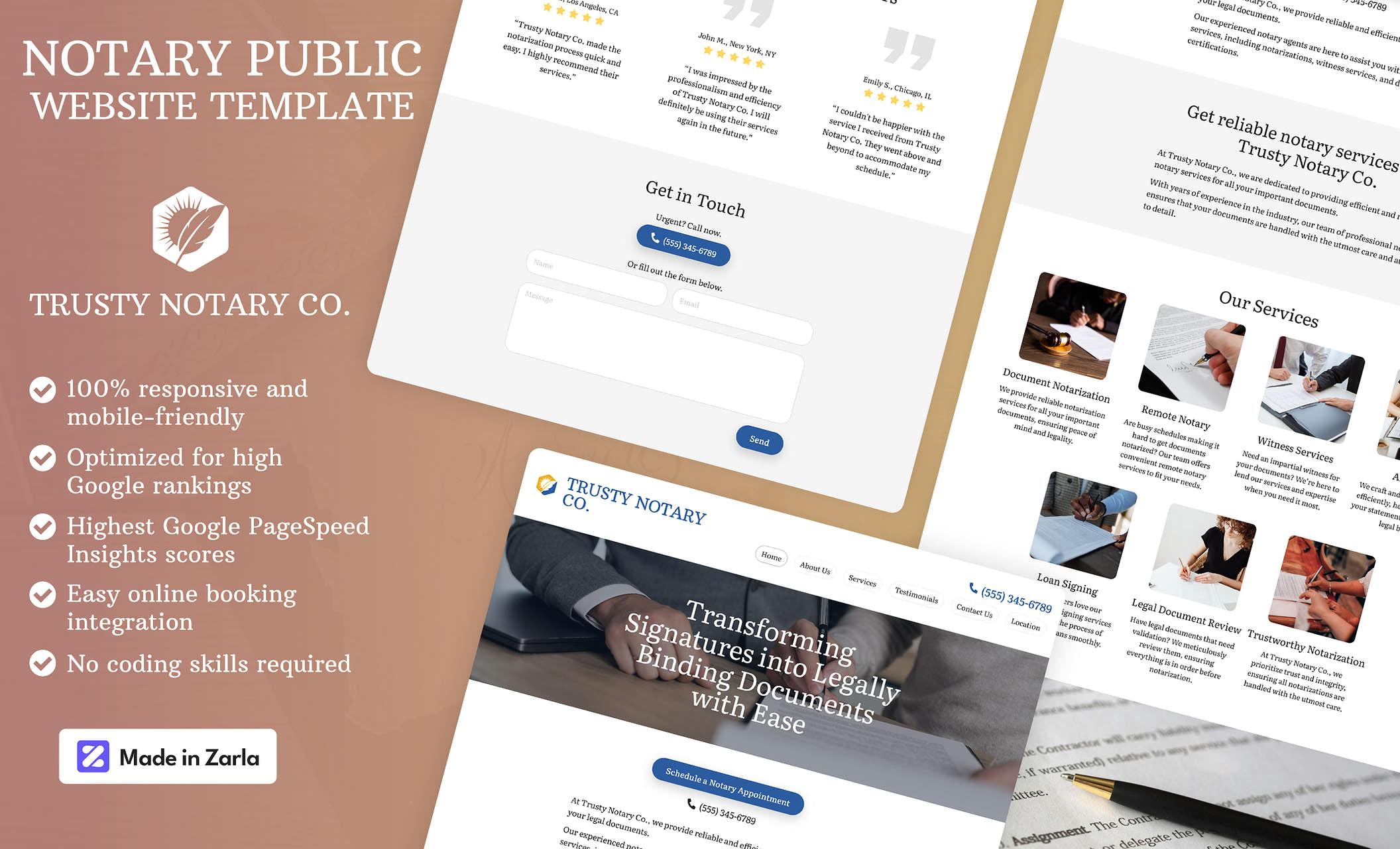 Notary Website Templates Free, Professional Designs to Grow Your
