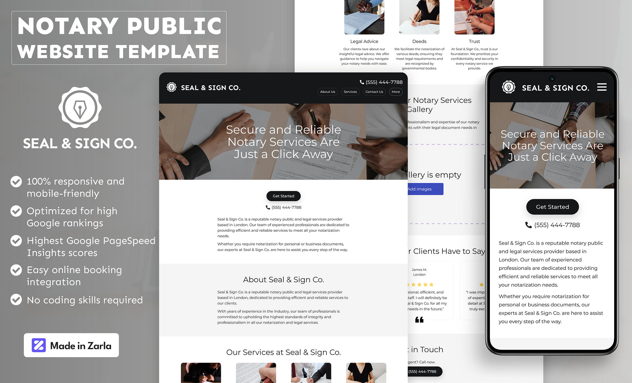 Notary Website Templates Free, Professional Designs to Grow Your