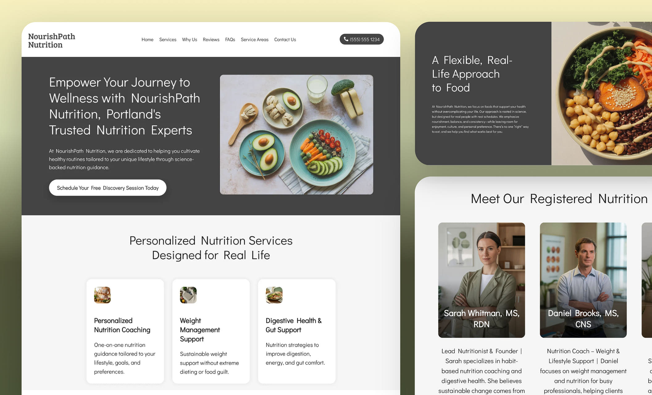 Best Nutrition Website Templates Designs for Health & Wellness Brands