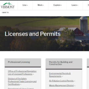 Obtain necessary permits and licenses.
