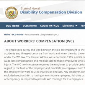 Obtain Workers' Compensation Insurance.