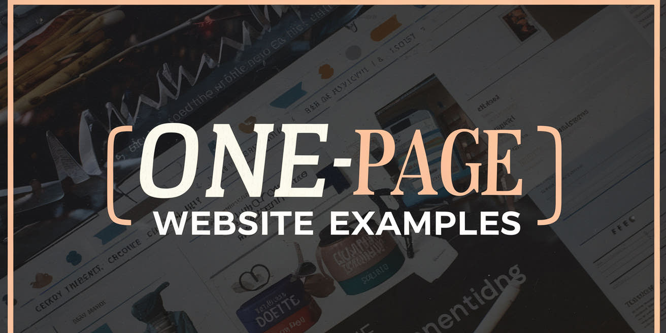 20 Great One-Page Website Examples for 2025