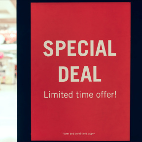 Hold daily specials.