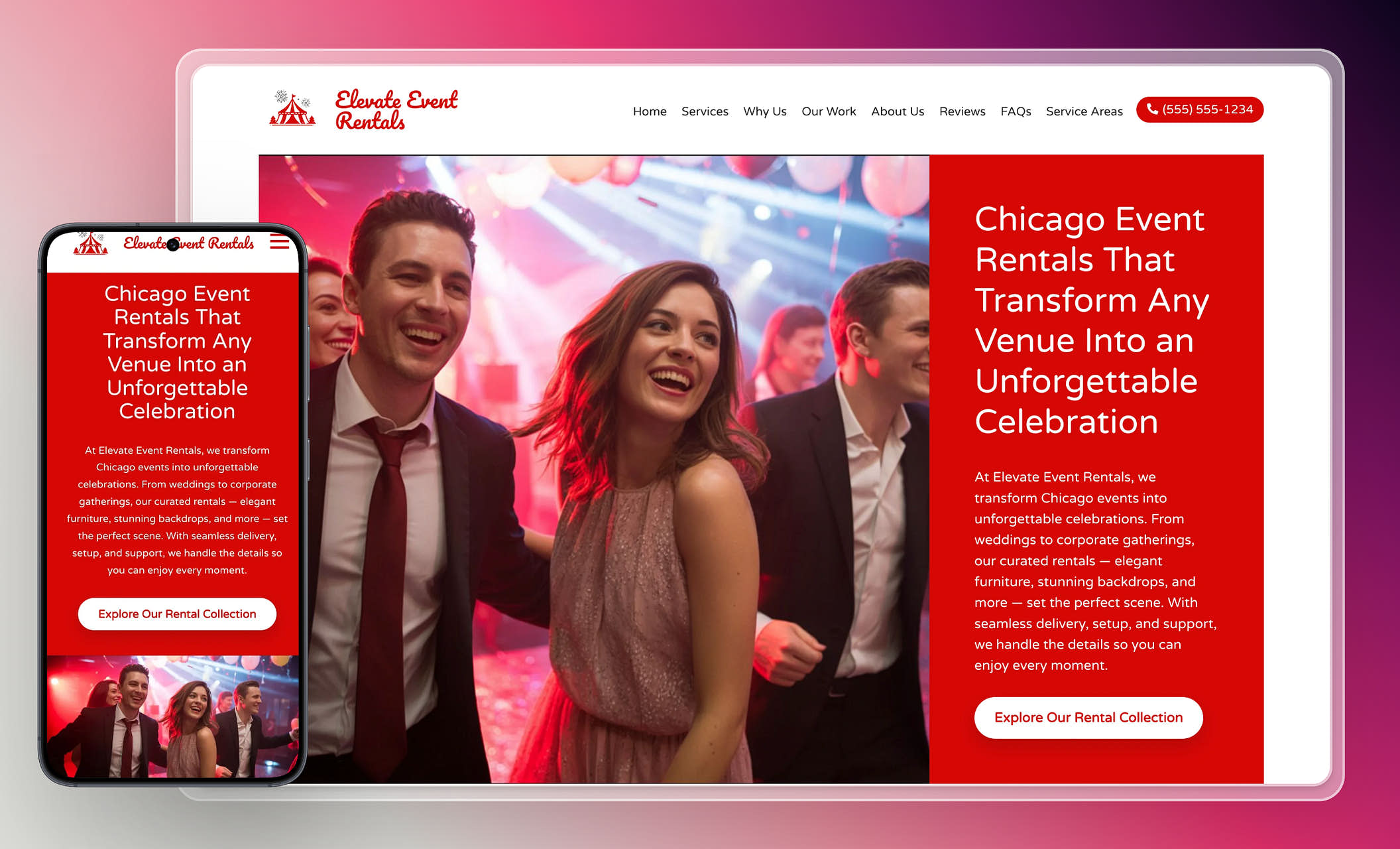 Best Website Templates for Party Rental Businesses Party Rental