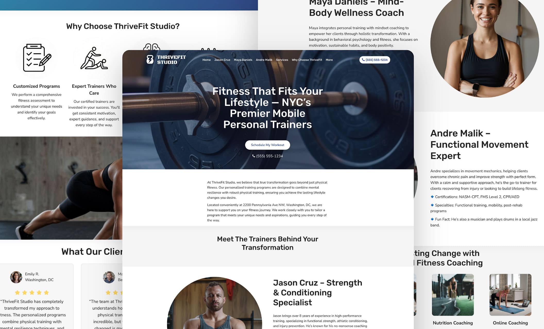 Best Personal Trainer Website Templates Free, Customizable & SEO
