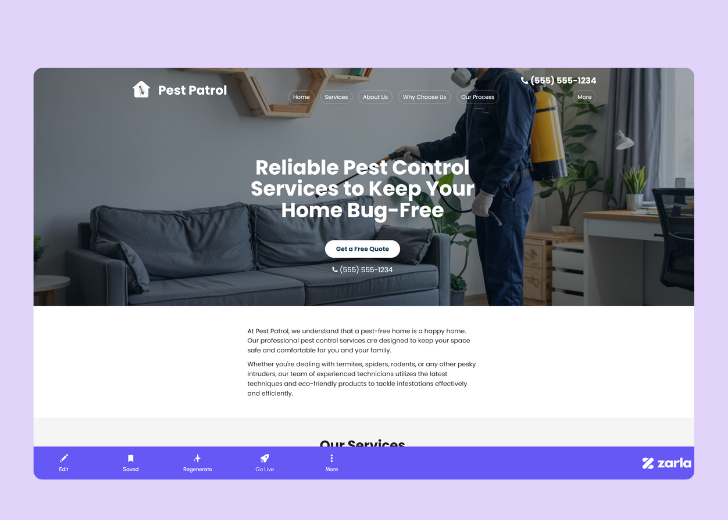 Screenshot of Zarla Editor's UI for selecting fonts and color palettes and uploading custom images