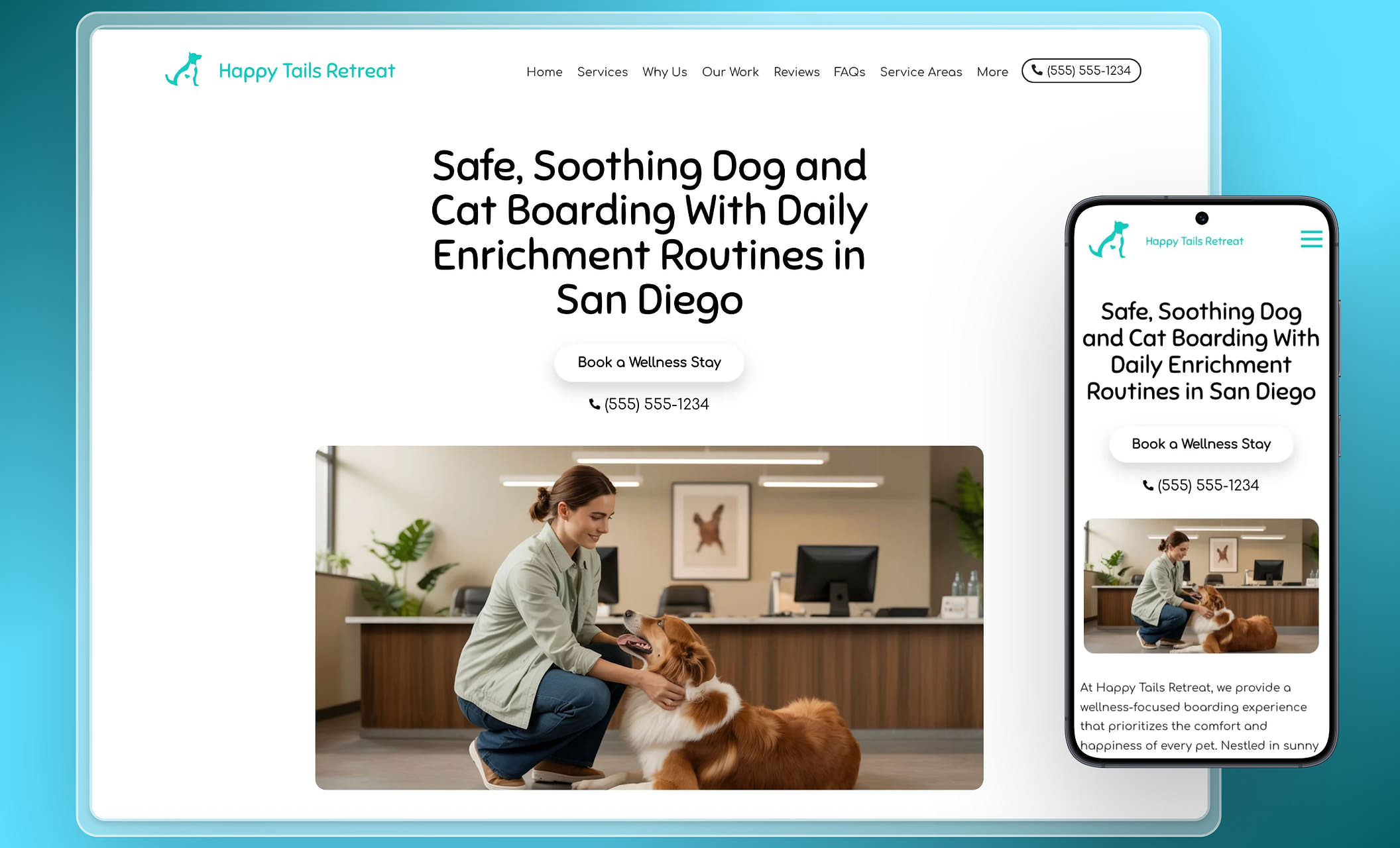 Pet Boarding Website Templates Free, MobileFriendly Designs by Zarla