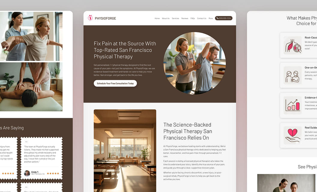 Physical Therapy Website Template