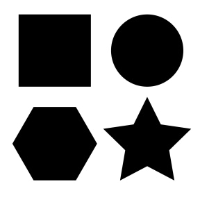 Określ kształt swojego logo.