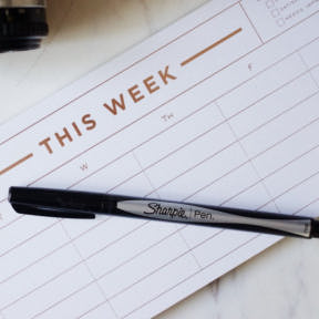 Prepare your schedule.