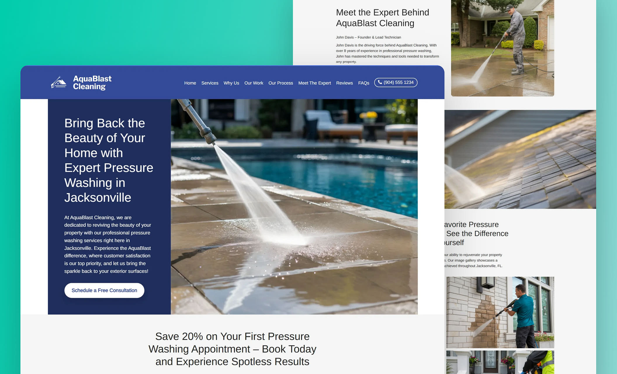 Best Pressure Washing Website Templates 2026 Easy & Professional Site